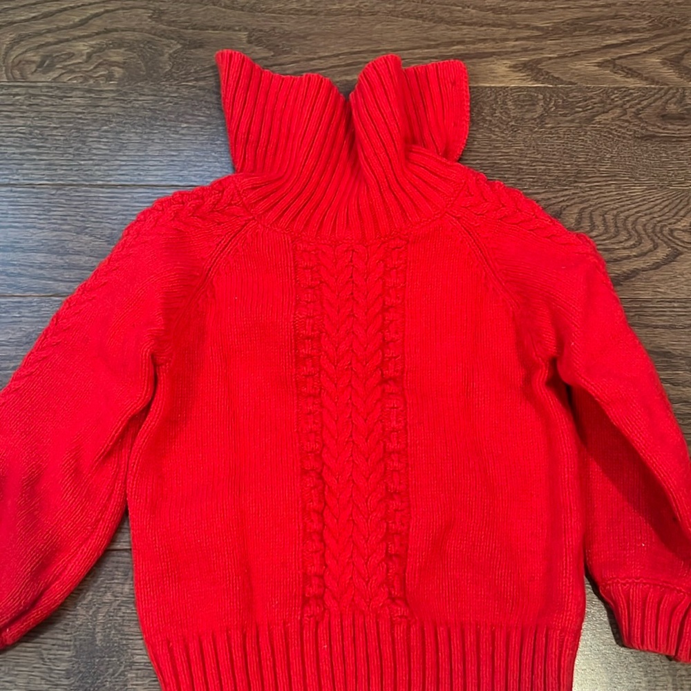 Baby girl red sweater